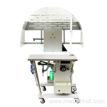 PE manual corrugated box strapping machine for clothes/ binding machine packaging